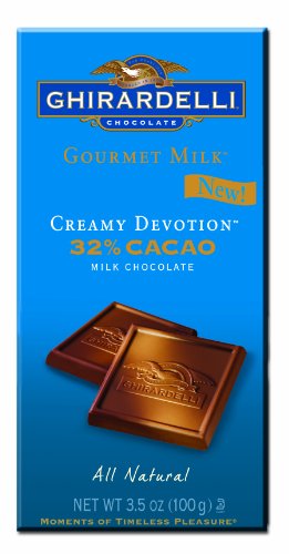 Ghirardelli Gourmet Milk 32% Creamy Devotion Bar, 3.5 ounce (Pack of 12) logo