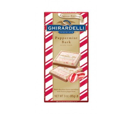 Ghirardelli Limited Edition Milk Peppermint Bark Bar logo