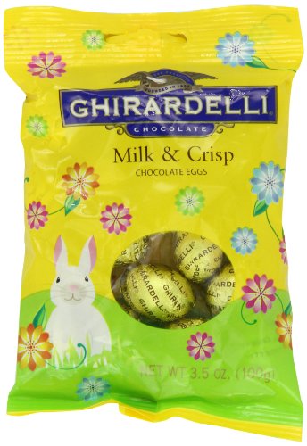 Ghirardelli Milk Chocolate Crisp Easter Eggs, 3.5 ounce Package logo