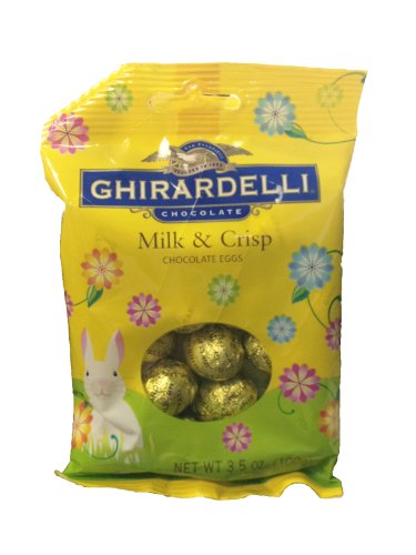 Ghirardelli Milk & Crisp Chocolate Eggs 3.5 Oz. Bag (Pack of 3) logo