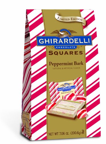 Ghirardelli Peppermint Bark Squares With Dark Chocolate, 7.06 Oz Bag logo