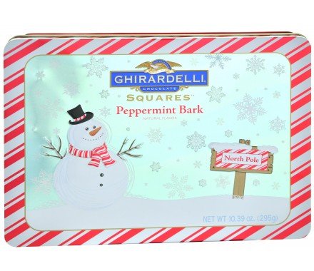 Ghirardelli Purely Peppermint Rectangle Tin logo