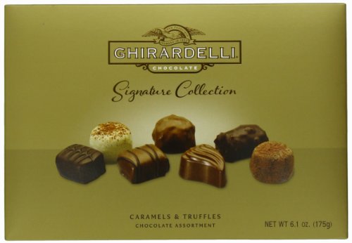 Ghirardelli Signature Collection, Caramels and Truffles Chocolate Assortment logo