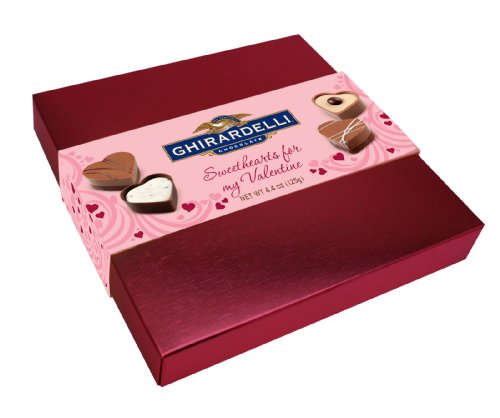 Ghirardelli Sweethearts For My Valentine Chocolates, 4.4 ounce Gift Box logo