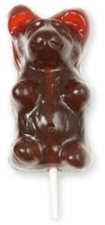 Giant Gummi Bear – On A Stick – Cherry Cola-1 Bear logo