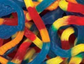 Giant Gummi Gummy Snakes Candy 1 Pound Bag logo