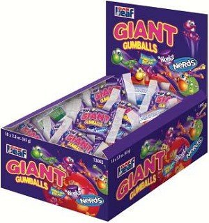 Giant Nerds Gumballs [18ct Box] logo