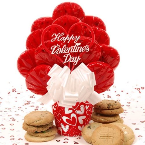 Gift Basket Drop Shipping Cb-bqt-val-pot-heart Valentines Day Cookie Bouquet logo