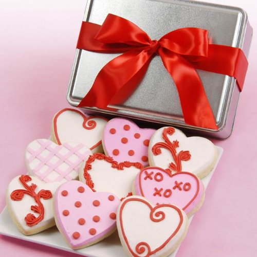 Gift Basket Drop Shipping Cb-tin-val-rec-heart Fancy Hearts Valentine Cookie Tin logo