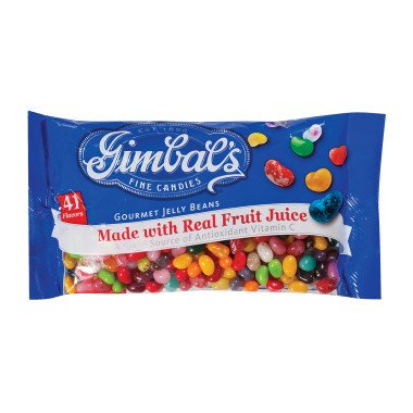 Gimballs Gourmet Jelly Beans With Real Fruit Juice 41 Flavors logo