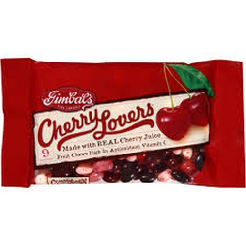 Gimbal’s Cherry Lovers Fruit Chews Candy 9 Oz (Pack of 2) logo