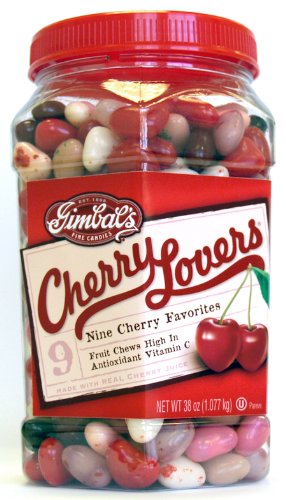 Gimbal’s Fine Candies Cherry Lovers, 38 ounce Jar logo