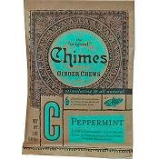 Ginger Chews Peppermint Chimes 5 Oz Bag logo