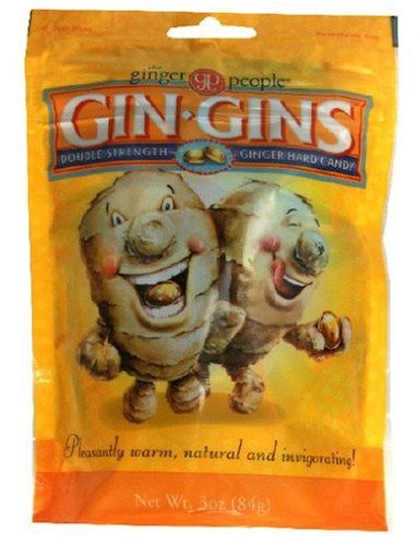 Ginger People – Gin Gins Double Strength Ginger Hard Candy – 3 Oz. logo