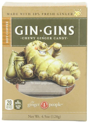 Ginger People Ginger Chew, Hot Coffee Flavor, 4.5 Ounce logo