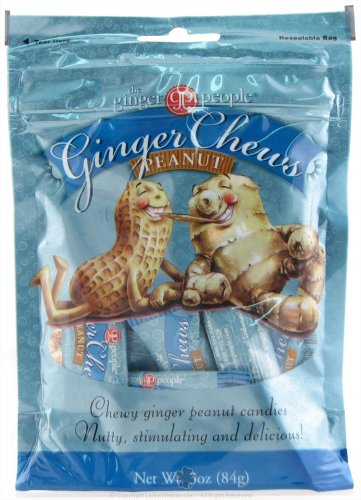 Ginger People – Ginger Chews Peanut Flavor logo