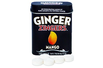 Ginger Zingers Mango 1.07oz (12-pack) logo