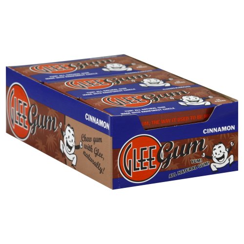 Glee Chewing Gum, Cinnamon 16-count (Pack of 12) logo