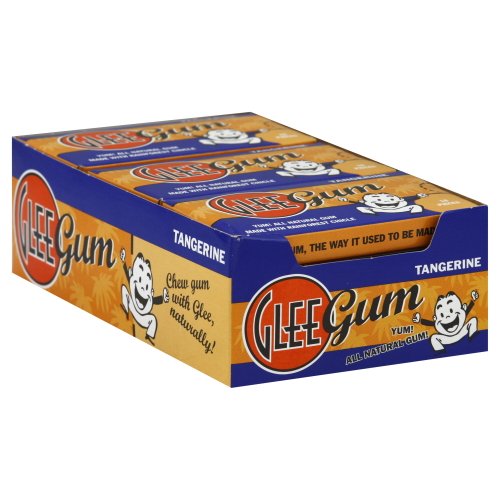 Glee Chewing Gum, Tangerine 16-count (Pack of 12) logo