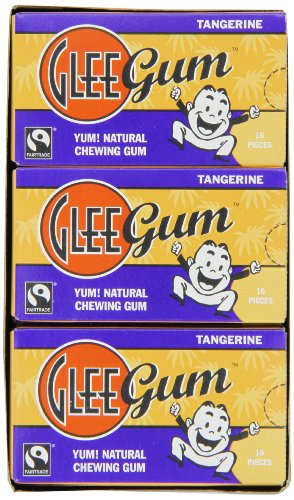 Glee Gum Tangerine, 16-piece Boxes (Pack of 12) logo