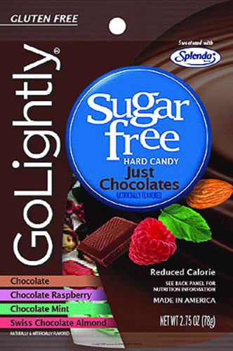 Go Lightly Sugar-free Candy For Diabetics, Go Lightly Candies Chocolate, (1 Case, 12 Each) logo