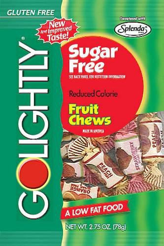 Go Lightly Sugar Free Chews Fruit Assorted, 2.75 Oz Bag, Kosher logo