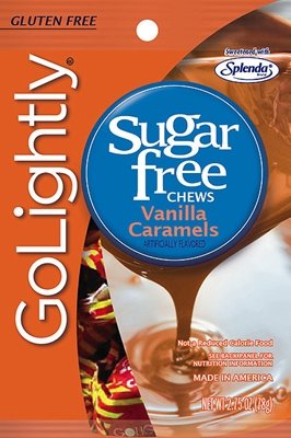 Go Lightly Sugar Free Chews Vanilla Caramels, 2.75 Oz Bag, Kosher logo
