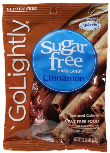 Go Lightly Sugar Free Hard Candy Cinnamon, 2.75 Oz. Bag, Kosher logo