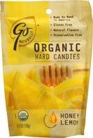 Go Naturally, Candy Honey Lemon Org, 3.5-ounce logo