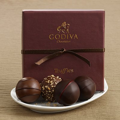 Godiva 4-piece Truffle Assortment Box (bulk Purchase – 2 Boxes Of 4-piece Box) logo