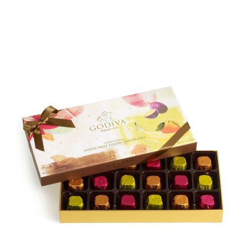 Godiva Chocolatier 18 Pc. Fruit Fusion Gift Box 18 Pieces logo