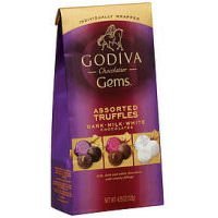 Godiva Chocolatier Assorted Classic Truffles Milk Dark White, 2 4.25oz Bags logo