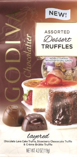 Godiva Chocolatier Desert Truffles Assorted-2 Bags logo