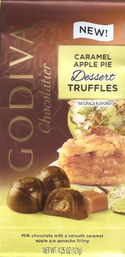 Godiva Chocolatier Desert Truffles Caramel Apple Pie-2 Bags logo