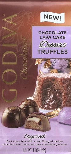 Godiva Chocolatier Desert Truffles-lava Cake, 2 4.13 Bags logo