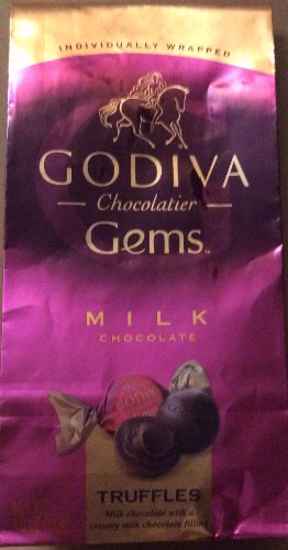 Godiva Chocolatier Gems Milk Chocolate Truffles logo