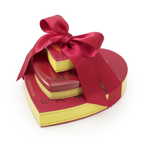 Godiva Chocolatier Sweethearts Gift Tower With Valentines Day Ribbon, Trio Of Heart Shaped Boxes logo