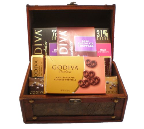 Godiva Deluxe Sampler Gift Basket-perfect For Birthdays Or Any Occasion logo