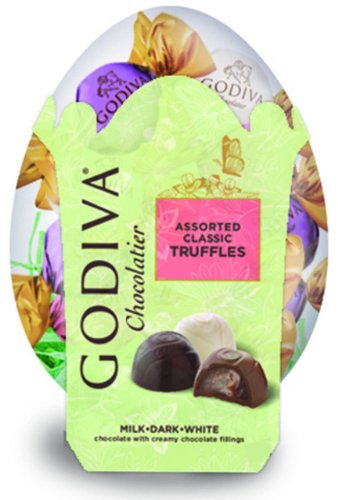 Godiva Easter Assorted Classic Truffles Egg 4.25oz (2-pack) logo