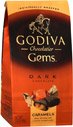 Godiva Gems Dark Chocolate Caramels, 3.5 Oz (Pack of 3) logo