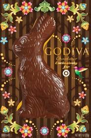 Godiva Solid Milk Chocolate Easter Bunny logo