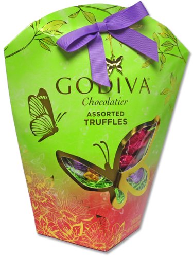 Godiva Spring Chocolatier Assorted Butterfly Truffles By La Maya logo