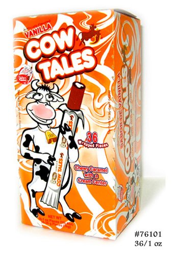 Goetze Vanilla Cow Tale Candy, 1 Ounce — 36 Per Case. logo