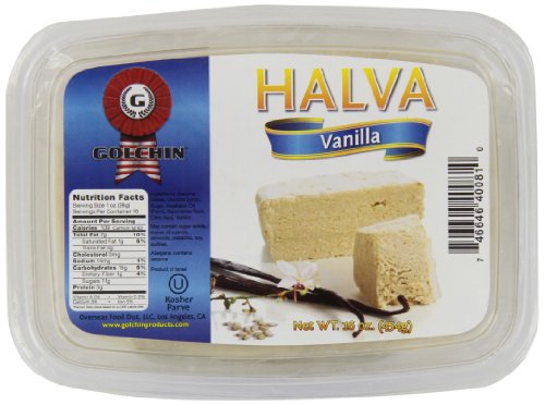 Golchin Halva Vanilla, 16 ounce Containers (Pack of 4) logo