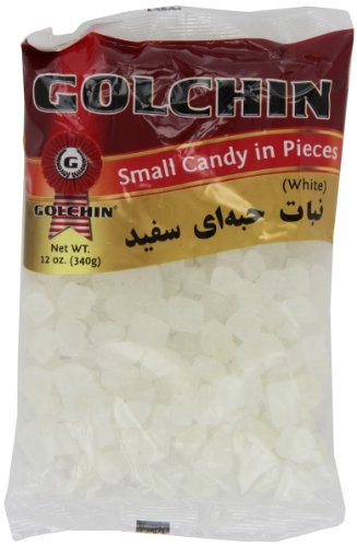 Golchin White Rock Candy, 12 ounce (Pack of 6) logo