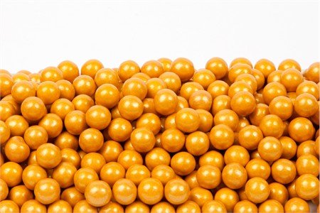 Gold Sixlets 2.5 Pound Candy Coated Chocolate Balls logo