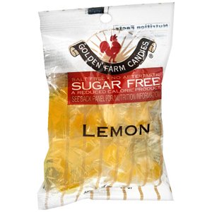 Golden Farm Diabetic Sugar Free Candy Lemon Box Of 6 3.25oz Each logo