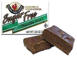 Golden Farm Sugar-free Candy Bars – Choclate Mint Bar logo