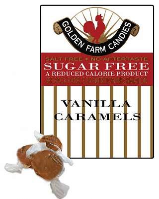 Golden Farm Sugar-free Chewable Candies – Vanilla Caramels logo