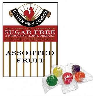 Golden Farm Sugar-free Hard Candies – Assorted Fruit logo